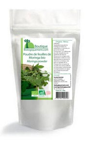 Achetez de poudre de Moringa bio sur la boutique biologiquement.shop